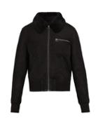 Matchesfashion.com Yves Salomon - Shearling Bomber Jacket - Mens - Black