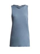 Matchesfashion.com Raey - Muscle Back Cotton Vest - Womens - Blue