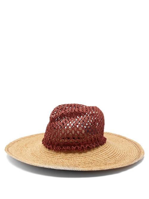Matchesfashion.com Lola Hats - Screen Door Straw Hat - Womens - Brown