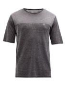 Mens Activewear Calvin Klein Performance - Logo-jacquard Perforated-jersey T-shirt - Mens - Black