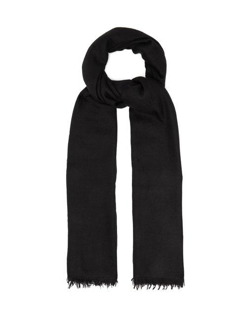 Matchesfashion.com Raey - Superfine Cashmere Scarf - Womens - Black