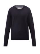 Maison Margiela - Four Stitches Wool Sweater - Mens - Black