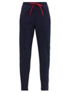 Matchesfashion.com Gucci - Web-stripe Jersey Track Pants - Womens - Navy