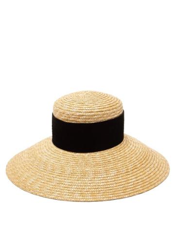 Matchesfashion.com Eliurpi - Capelina Straw Hat - Womens - Beige