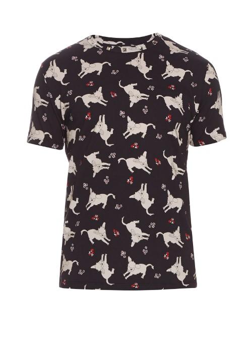 J.w.anderson Donkey-print Cotton-jersey T-shirt
