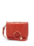 Matchesfashion.com See By Chlo - Hana Small Lizard-effect Leather Cross-body Bag - Womens - Red