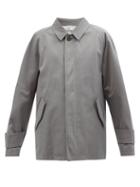 Thom Browne - Cotton-twill Waterproof Driver Jacket - Mens - Grey