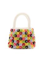 Matchesfashion.com Shrimps - Avery Bead And Faux Pearl-embellished Bag - Womens - Multi
