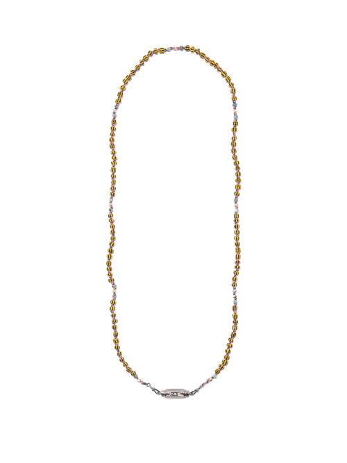 Marie Lichtenberg - Mauli Diamond, Bead & 9kt Black-gold Necklace - Mens - Multi