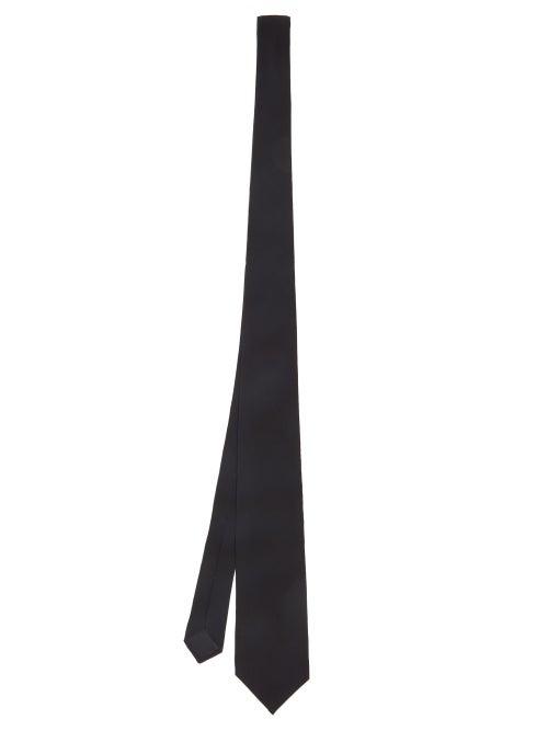 Matchesfashion.com Gucci - Lady Silk Crepe Tie - Womens - Black