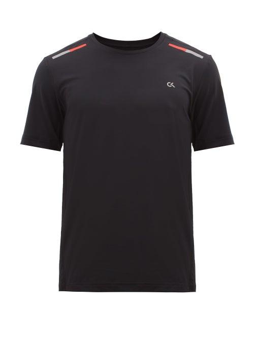 Matchesfashion.com Calvin Klein Performance - Logo-print Technical-jersey T-shirt - Mens - Black