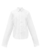 Matchesfashion.com Raf Simons - History Of The World Cotton-poplin Shirt - Mens - White