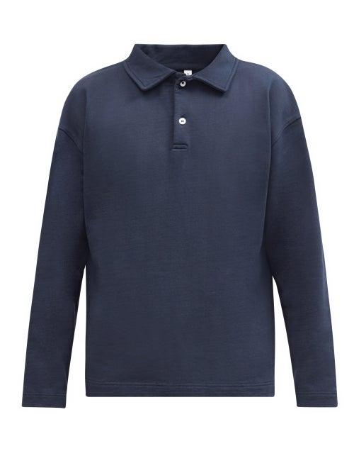 Matchesfashion.com Another Aspect - Another Polo Shirt 1.0 Organic-cotton Polo Shirt - Mens - Navy