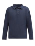 Matchesfashion.com Another Aspect - Another Polo Shirt 1.0 Organic-cotton Polo Shirt - Mens - Navy