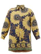 Matchesfashion.com Rave Review - Floral-jacquard Upcycled-blanket Jacket - Womens - Multi