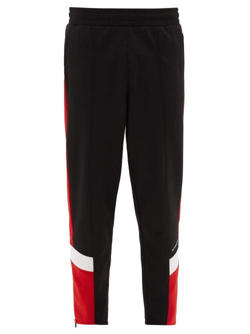 Matchesfashion.com Givenchy - Panelled Technical-blend Track Pants - Mens - Black Red