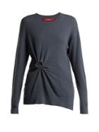 Sies Marjan Brynn Rosette Cashmere Sweater