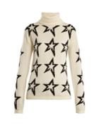Perfect Moment Star Dust-intarsia Roll-neck Wool-knit Sweater