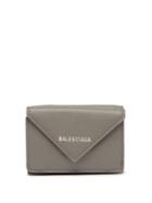 Matchesfashion.com Balenciaga - Paper Mini Leather Wallet - Womens - Grey