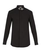 Givenchy Cuban-fit Collar-fastening Cotton Shirt