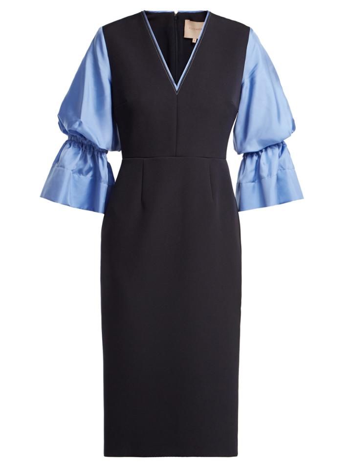 Roksanda Dania Silk-blend Crepe Midi Dress