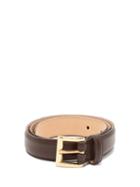 Matchesfashion.com Emilia Wickstead - Slim Leather Belt - Womens - Brown
