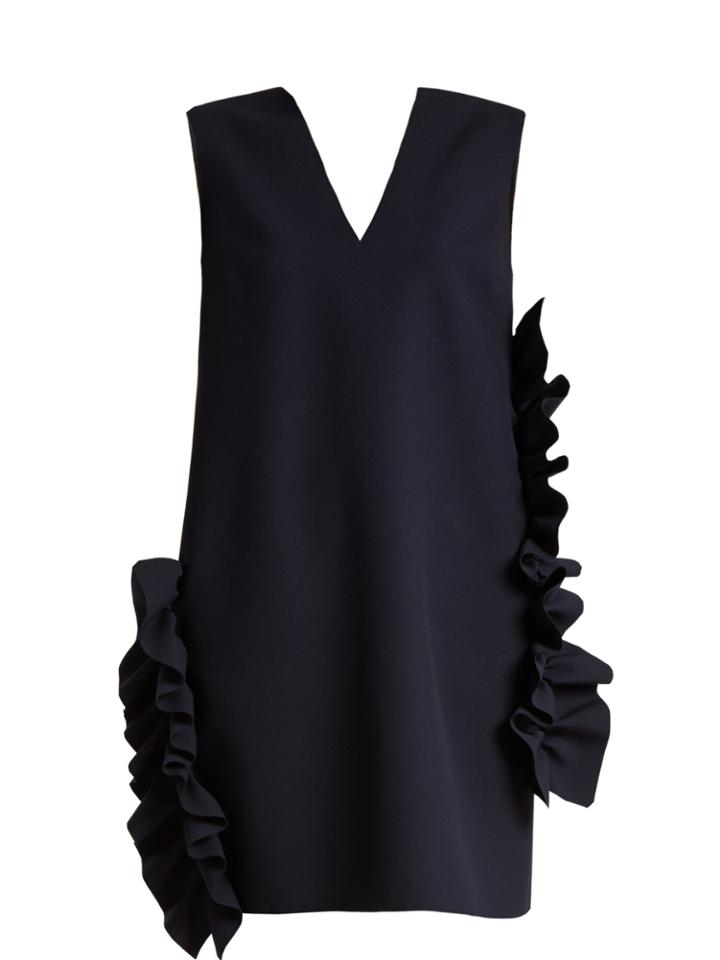 Msgm Ruffled Stretch-crepe Dress
