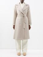 Max Mara - Manuele Coat - Womens - Light Beige