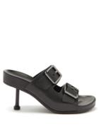 Ladies Shoes Balenciaga - Mallorca Buckled Leather Sandals - Womens - Black
