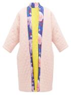 Matchesfashion.com Rianna + Nina - Reversible Matelass Wool And Silk Coat - Womens - Multi