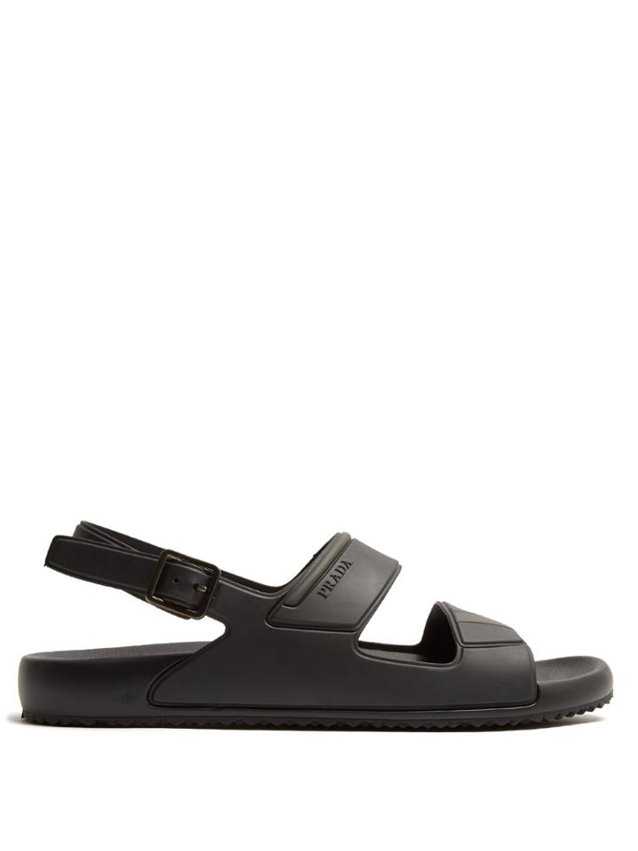 Prada Logo-embossed Sandals