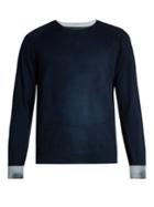 Maison Margiela Faded Fine-knit Cotton Sweater
