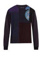 Longjourney Nash Cotton-patchwork Sweatshirt