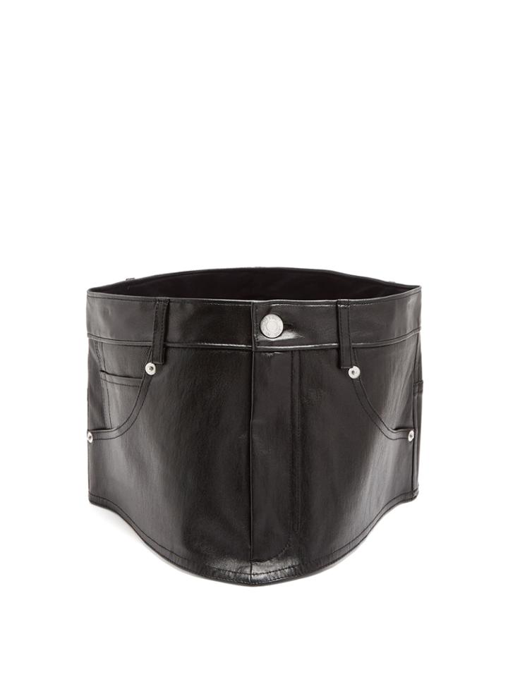 Helmut Lang Stretch-leather Waist Belt