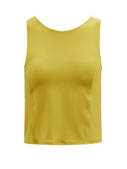 Lululemon - Twist-back Jersey Tank Top - Womens - Khaki