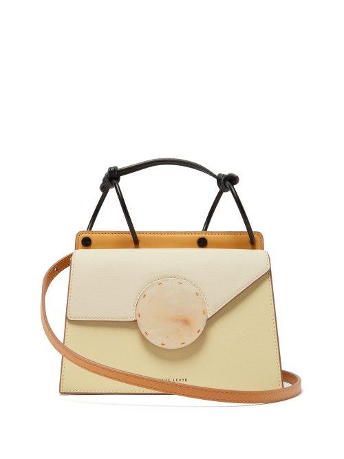 Matchesfashion.com Danse Lente - Phoebe Bis Leather Shoulder Bag - Womens - Cream Multi