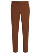 Ermenegildo Zegna Tailored Cotton-blend Trousers