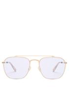 Matchesfashion.com Mykita - X Maison Margiela Aviator Sunglasses - Mens - Gold