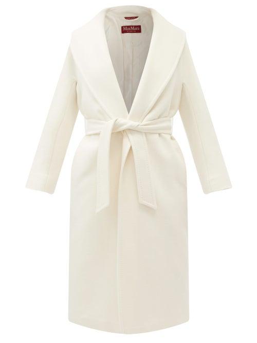 Matchesfashion.com Max Mara Studio - Palmeti Coat - Womens - Ivory