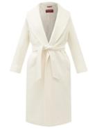 Matchesfashion.com Max Mara Studio - Palmeti Coat - Womens - Ivory