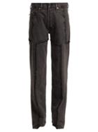 Matchesfashion.com Vetements - X Levi's Reworked Straight Leg Jeans - Womens - Black