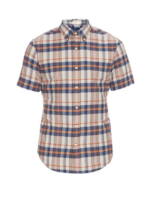 Polo Ralph Lauren Short-sleeved Checked Cotton Shirt