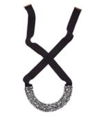 Matchesfashion.com Etro - Crystal-embellished Ribbon-tie Necklace - Womens - Crystal