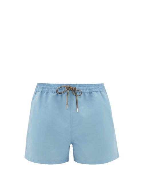 Matchesfashion.com Paul Smith - Classic Fit Swim Shorts - Mens - Light Blue