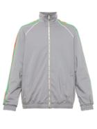 Matchesfashion.com Gucci - Web Stripe Iridescent Shell Track Jacket - Mens - Silver