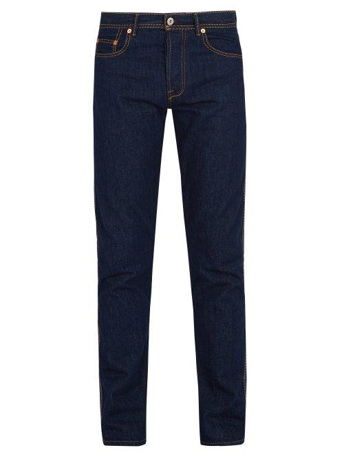 Matchesfashion.com Valentino - Slim Leg Jeans - Mens - Navy