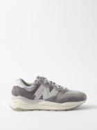 New Balance - 57/40 Suede And Mesh Trainers - Mens - Grey
