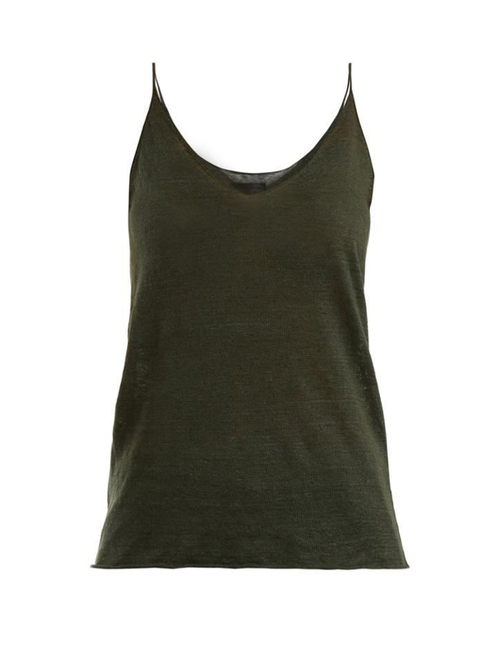 Nili Lotan Verano Linen Cami Top