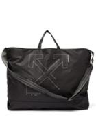 Matchesfashion.com Off-white - Unfinished Industrial Strap Tote - Mens - Black