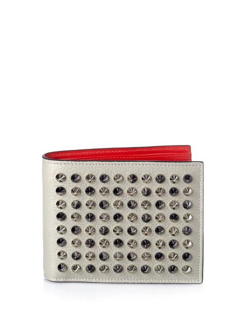 Christian Louboutin Paros Bi-fold Grained-leather Wallet